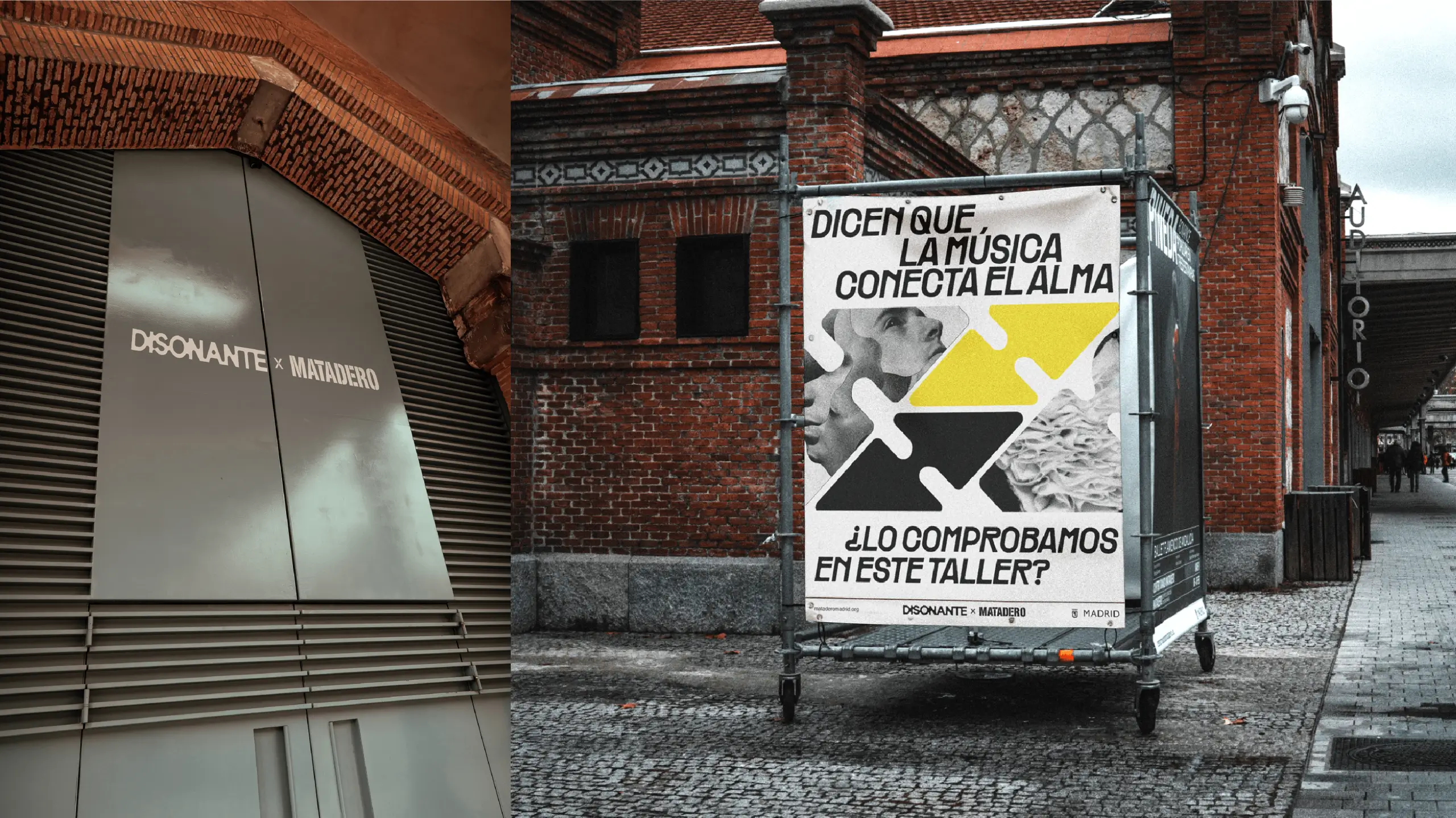 Implementación de la marca en el espacio de MATADERO Madrid